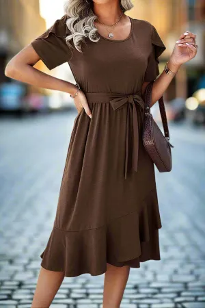 HOT CHOCOLATE MIDI DRESS