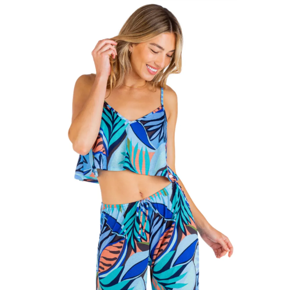 Hurley Verona V Front Flounce Tank