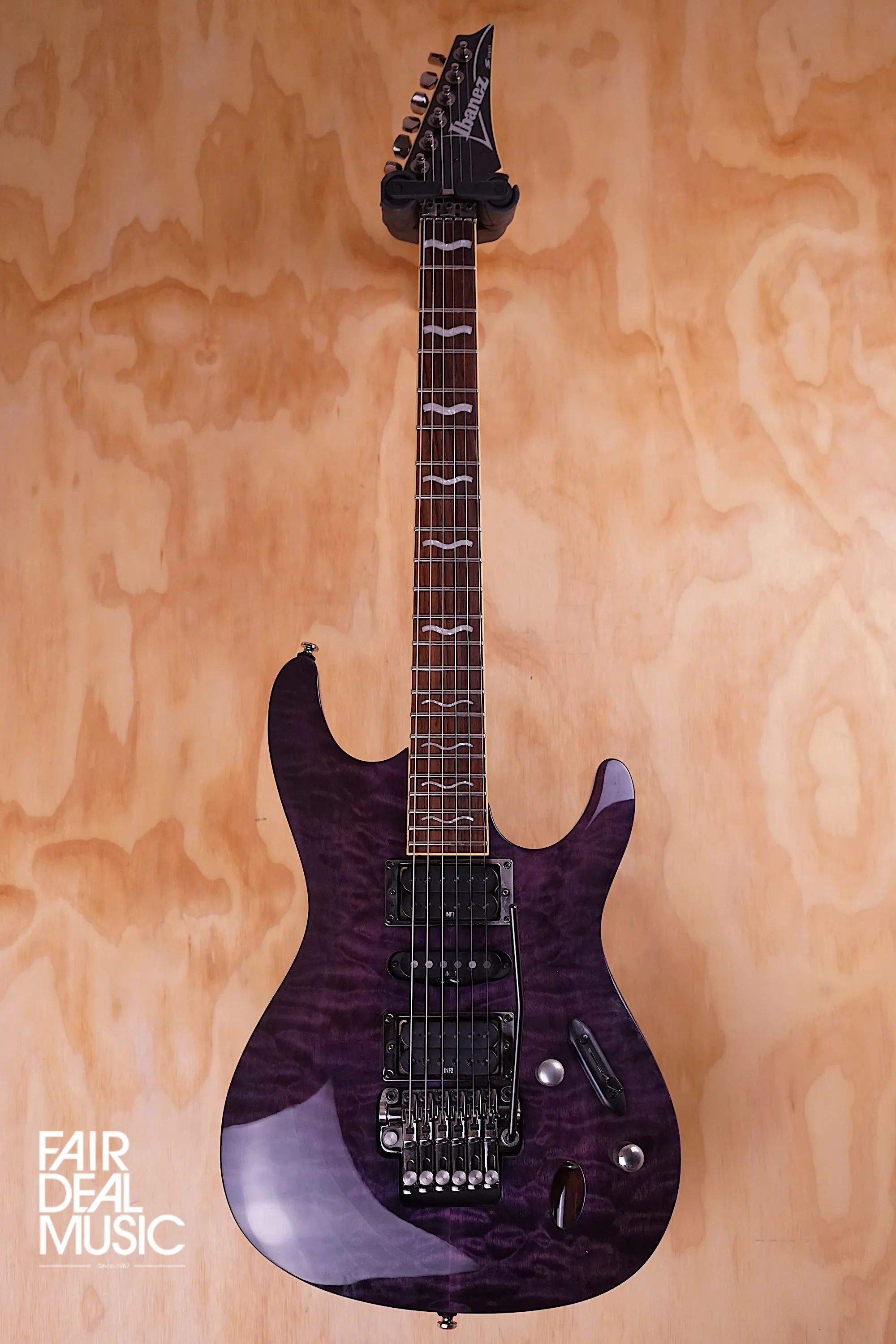 Ibanez S470DXQM in Purple, USED