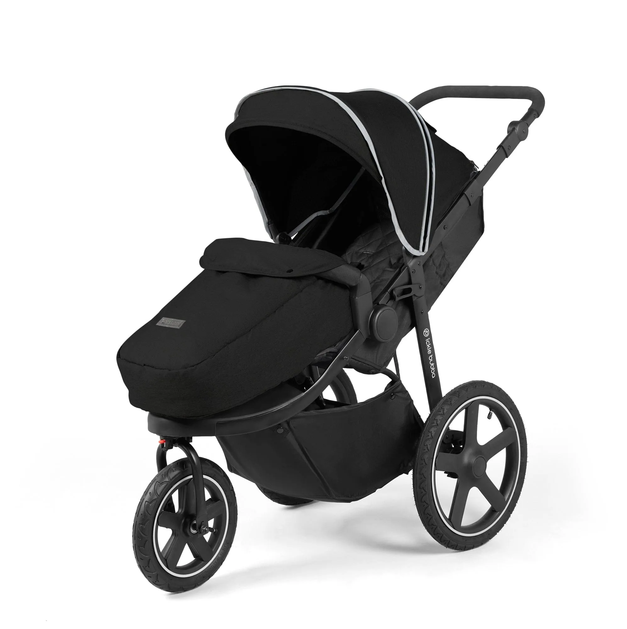 Ickle Bubba Venus Prime Jogger Stroller - Black/Black