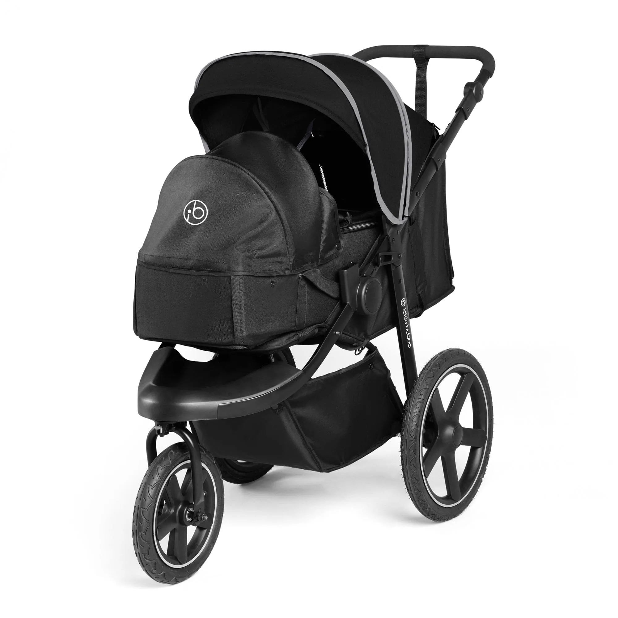 Ickle Bubba Venus Prime Jogger Stroller - Black/Black