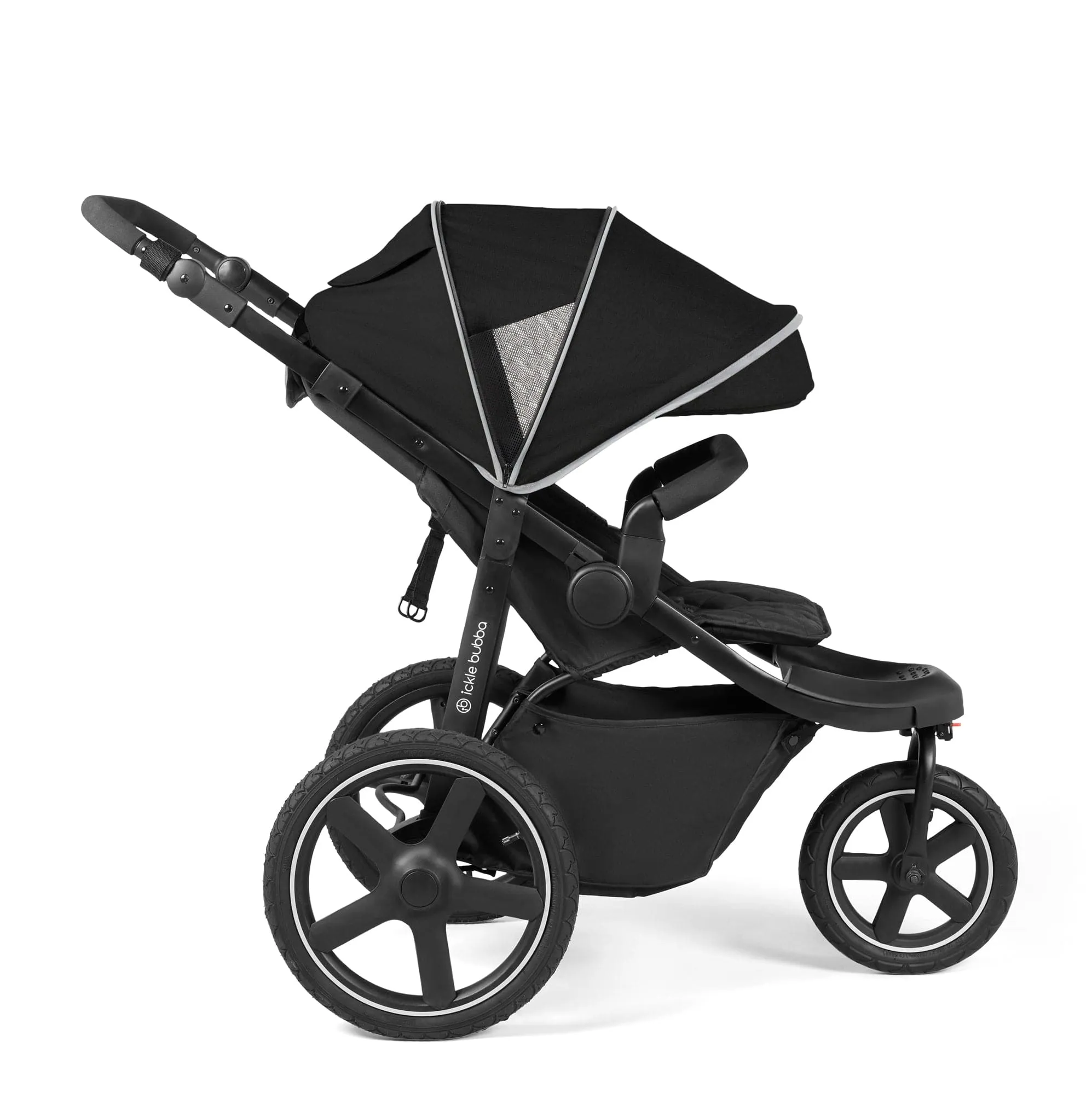 Ickle Bubba Venus Prime Jogger Stroller - Black/Black