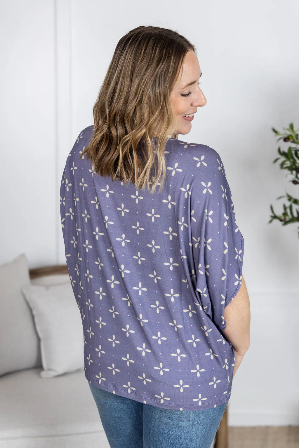 IN PRODUCTION Darcy Dolman - Slate Purple Floral
