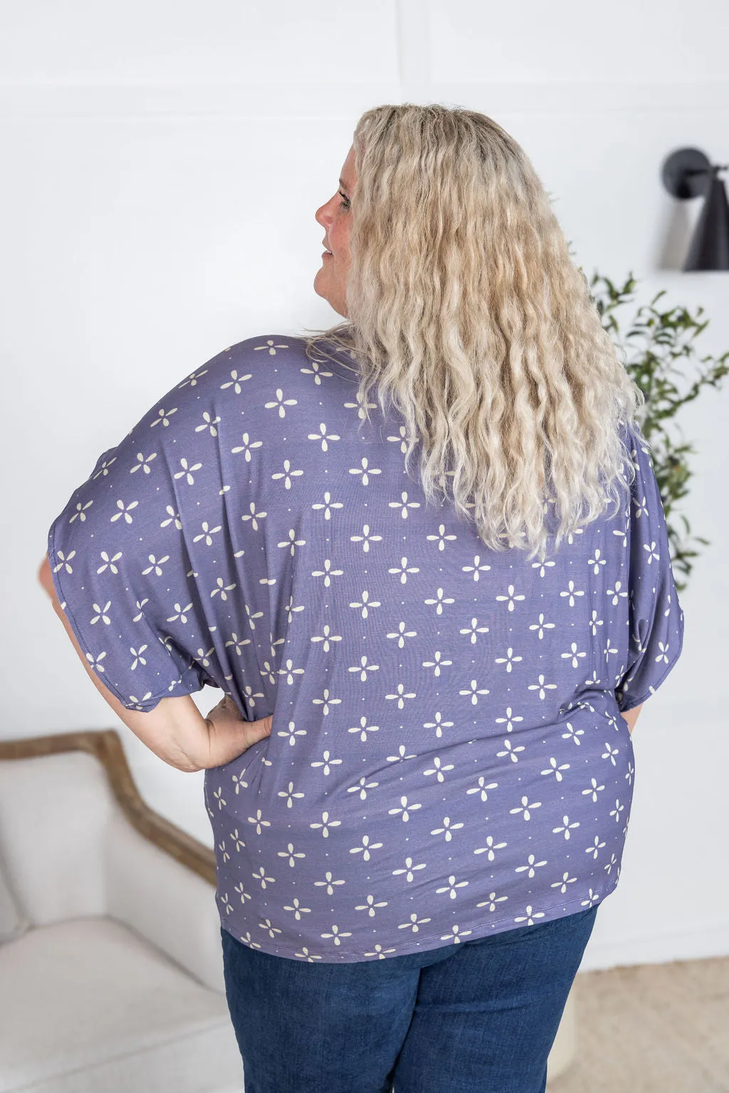 IN PRODUCTION Darcy Dolman - Slate Purple Floral