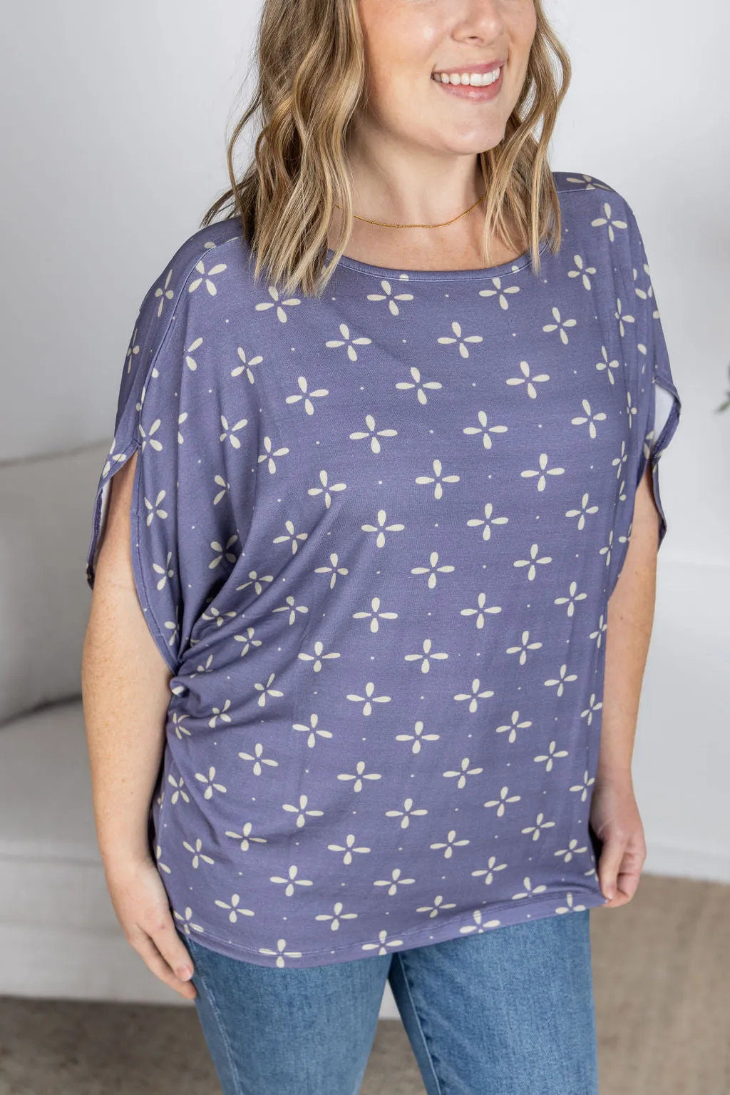 IN PRODUCTION Darcy Dolman - Slate Purple Floral