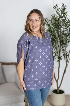 IN PRODUCTION Darcy Dolman - Slate Purple Floral
