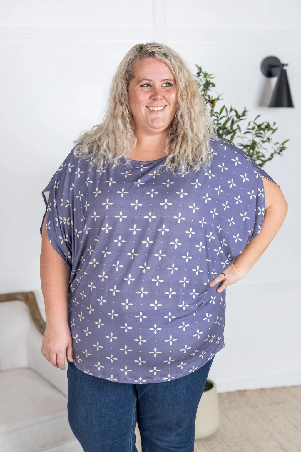 IN PRODUCTION Darcy Dolman - Slate Purple Floral