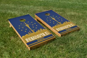 Indianapolis State Flag Skyline