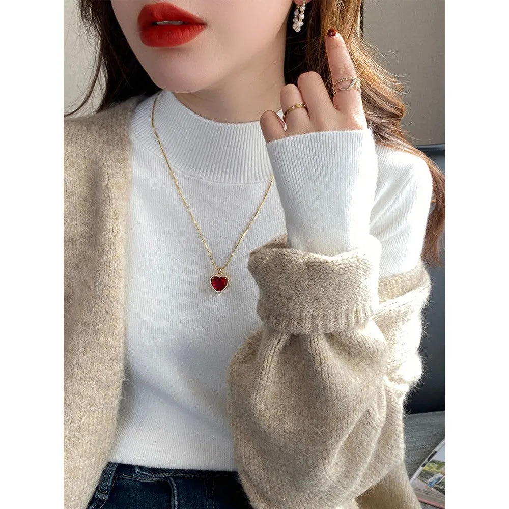 INSTOCK - Knitted loose bottoming shirt
