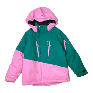Isbjörn winter jacket, pink/green | 134/140cm