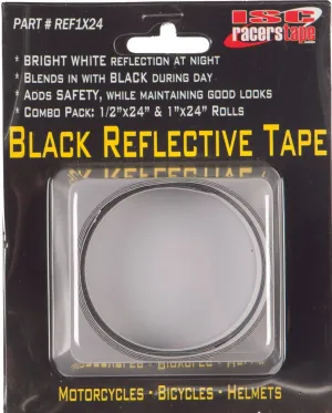 ISC REF1X24 Black Reflective Tape