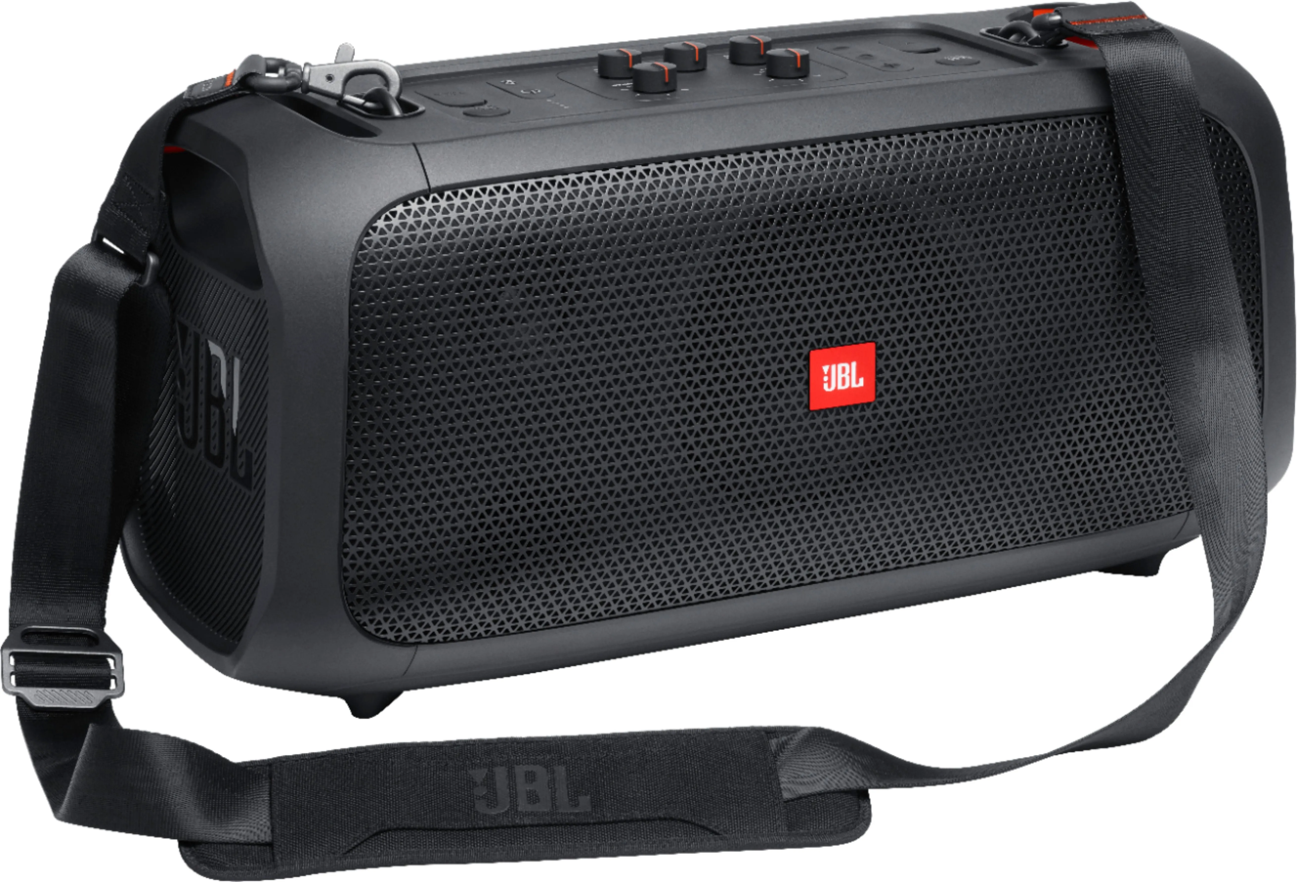 JBL - PartyBox On-The-Go Portable Party Speaker - Black