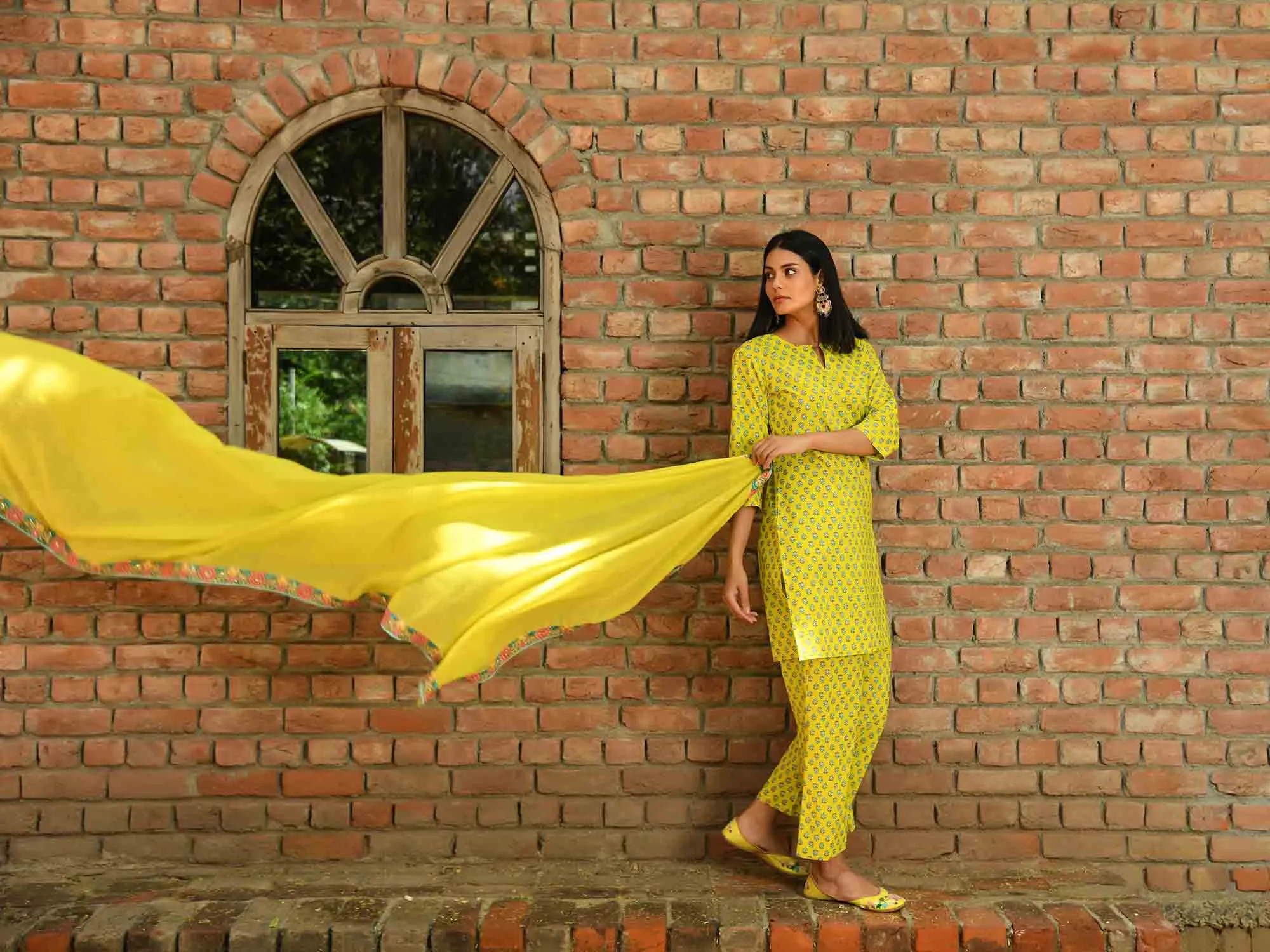 Joy of the Sun Kurta pant and dupatta