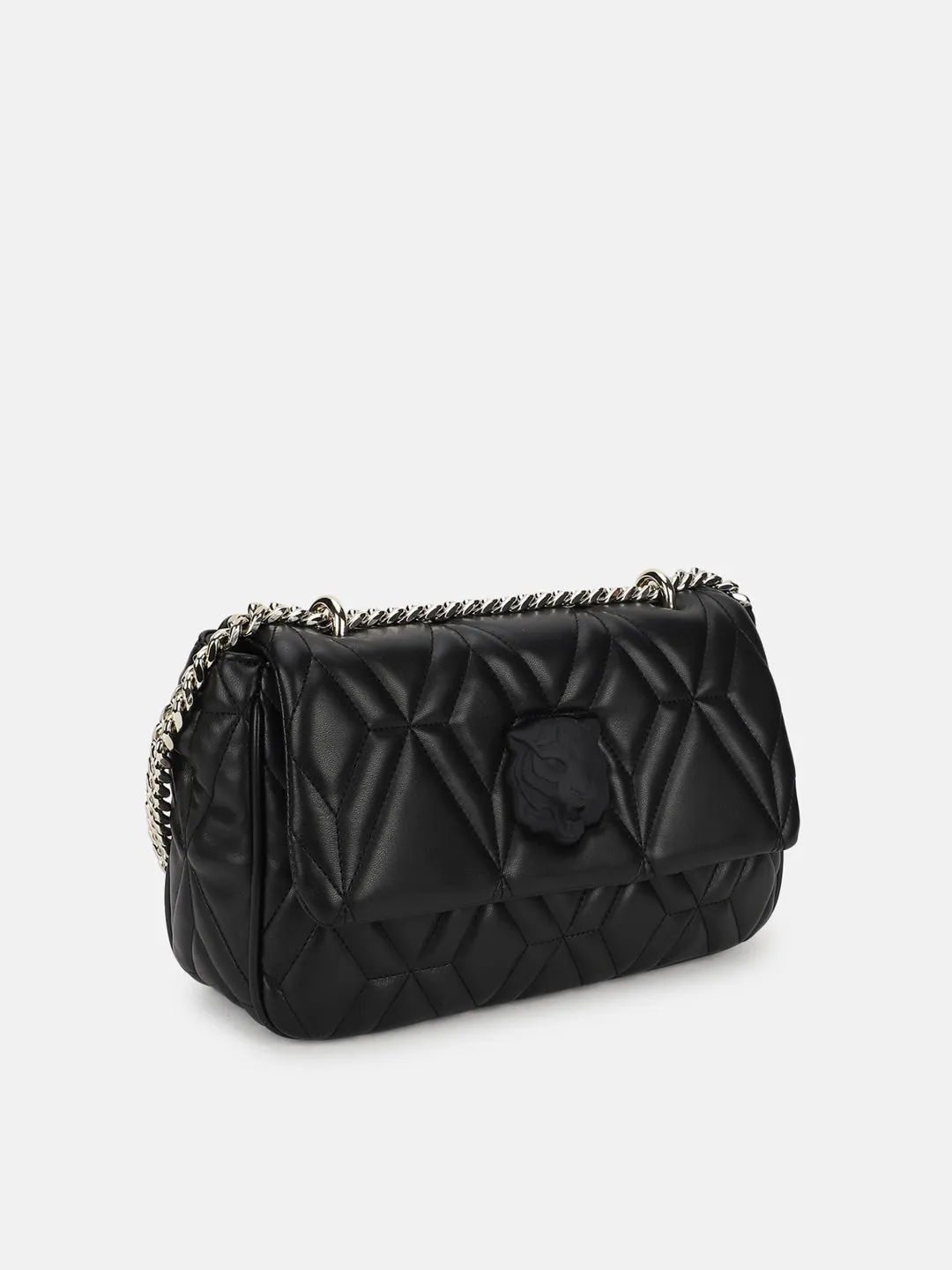 Just Cavalli Women Black Solid Crossbody Bag