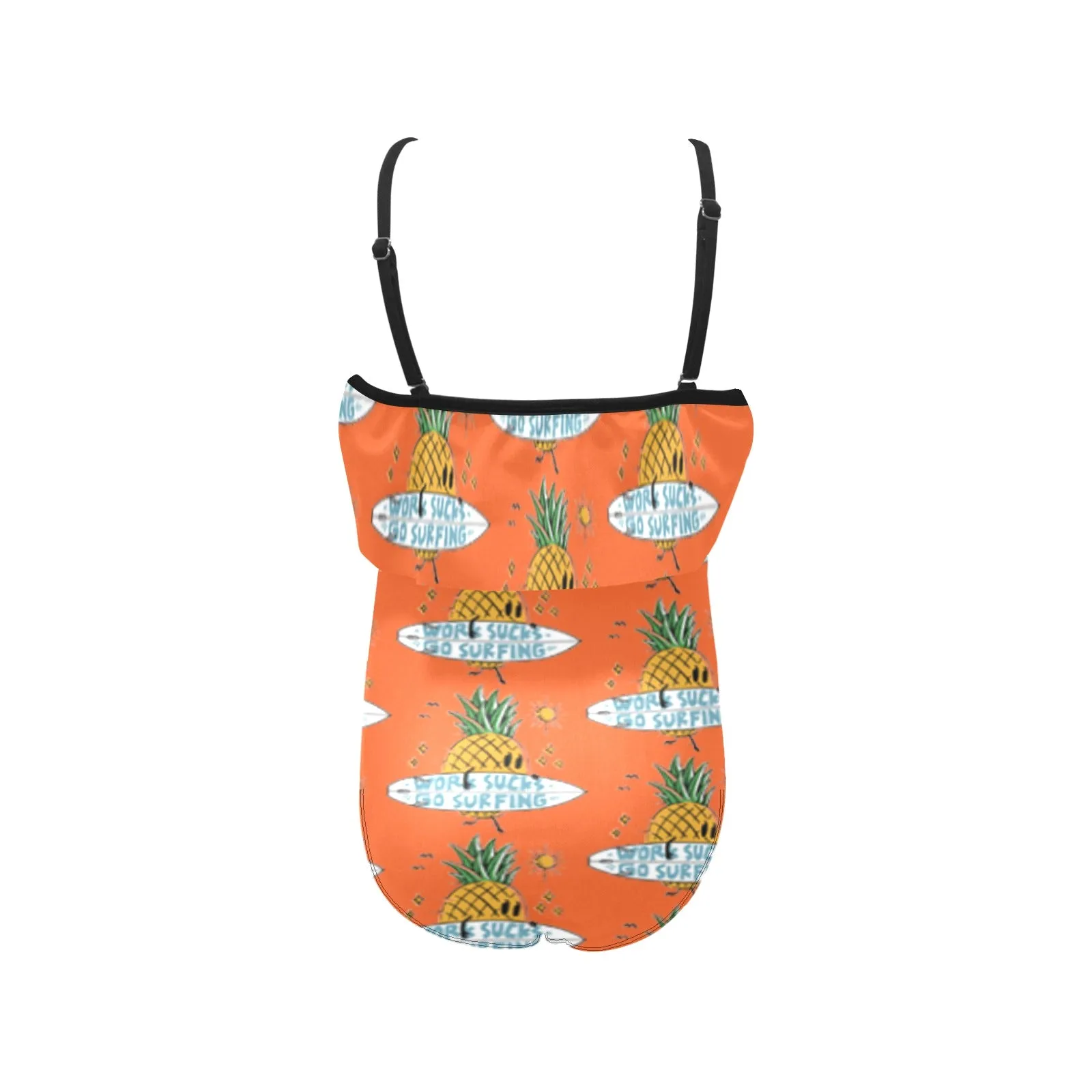 Kids' Spaghetti Strap Ruffle Swimsuit