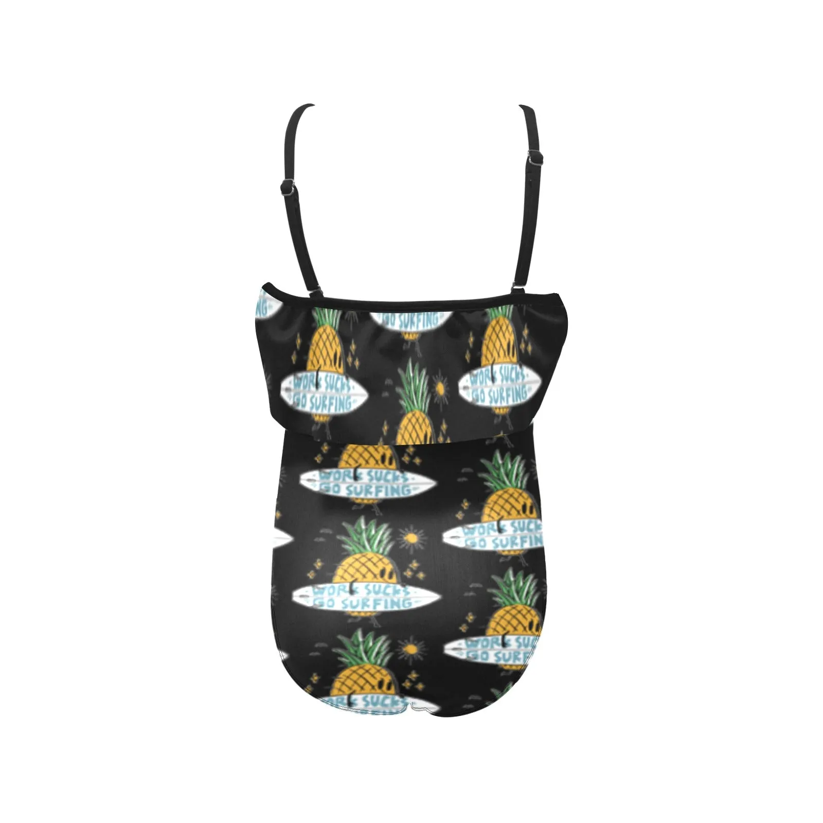 Kids' Spaghetti Strap Ruffle Swimsuit