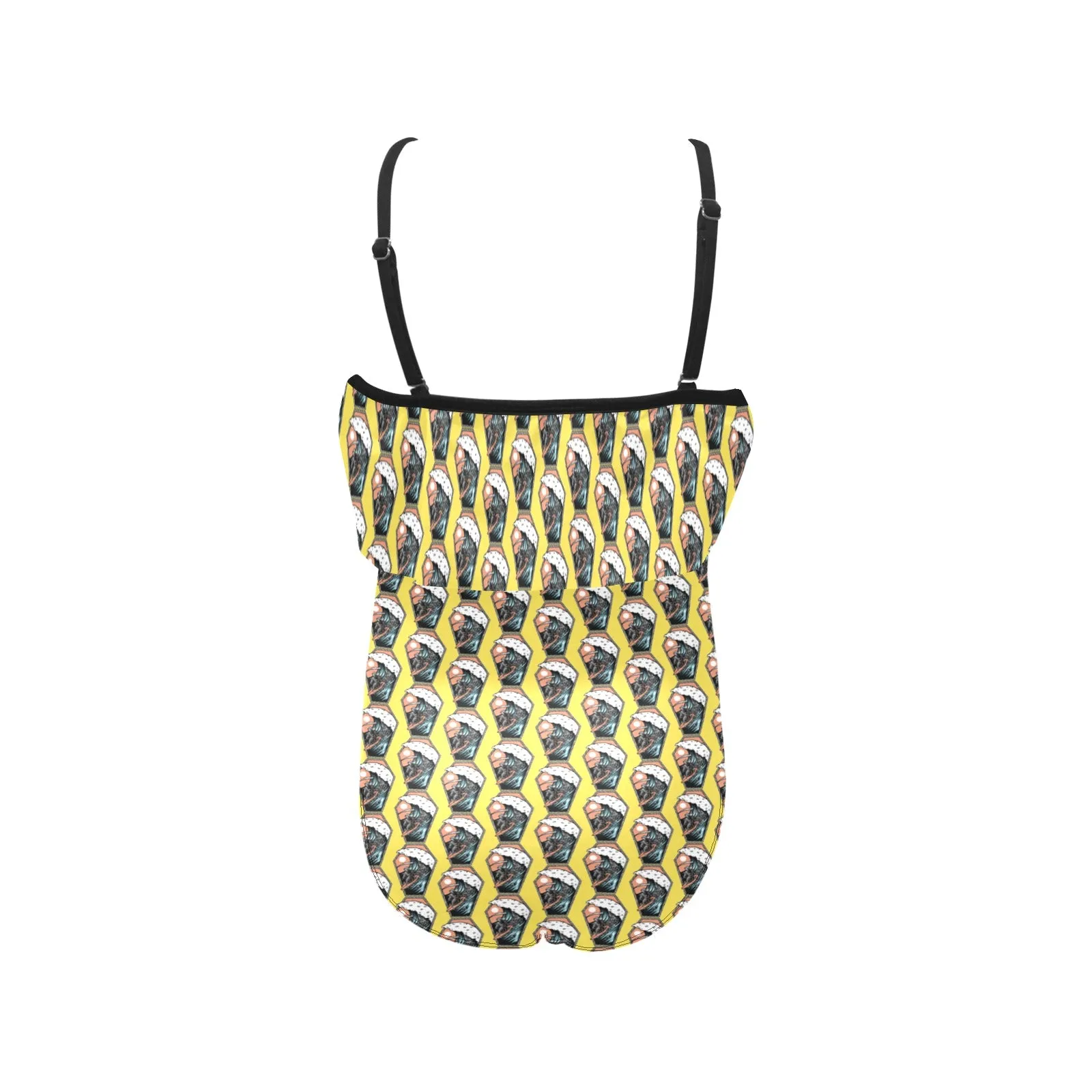 Kids' Spaghetti Strap Ruffle Swimsuit