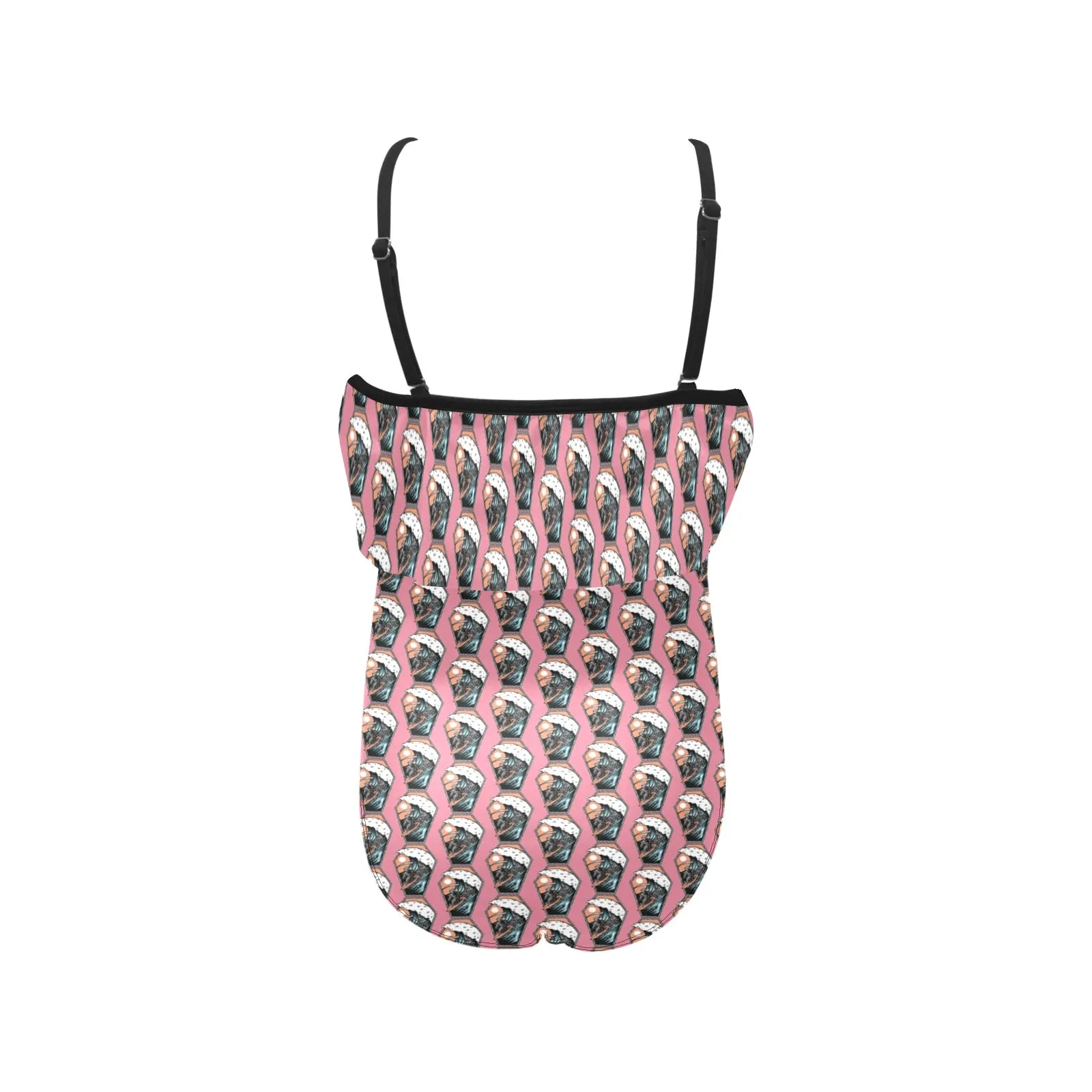 Kids' Spaghetti Strap Ruffle Swimsuit