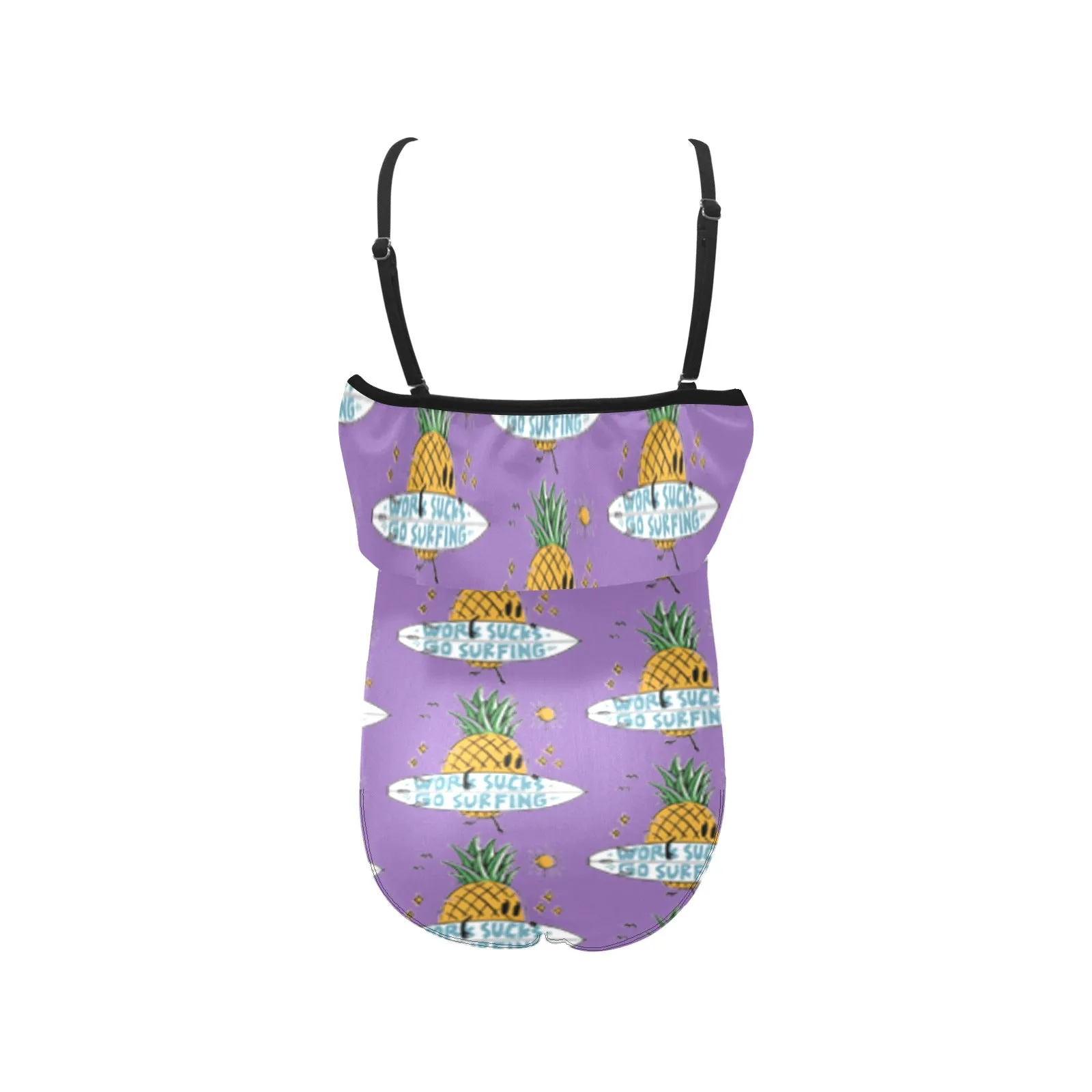 Kids' Spaghetti Strap Ruffle Swimsuit