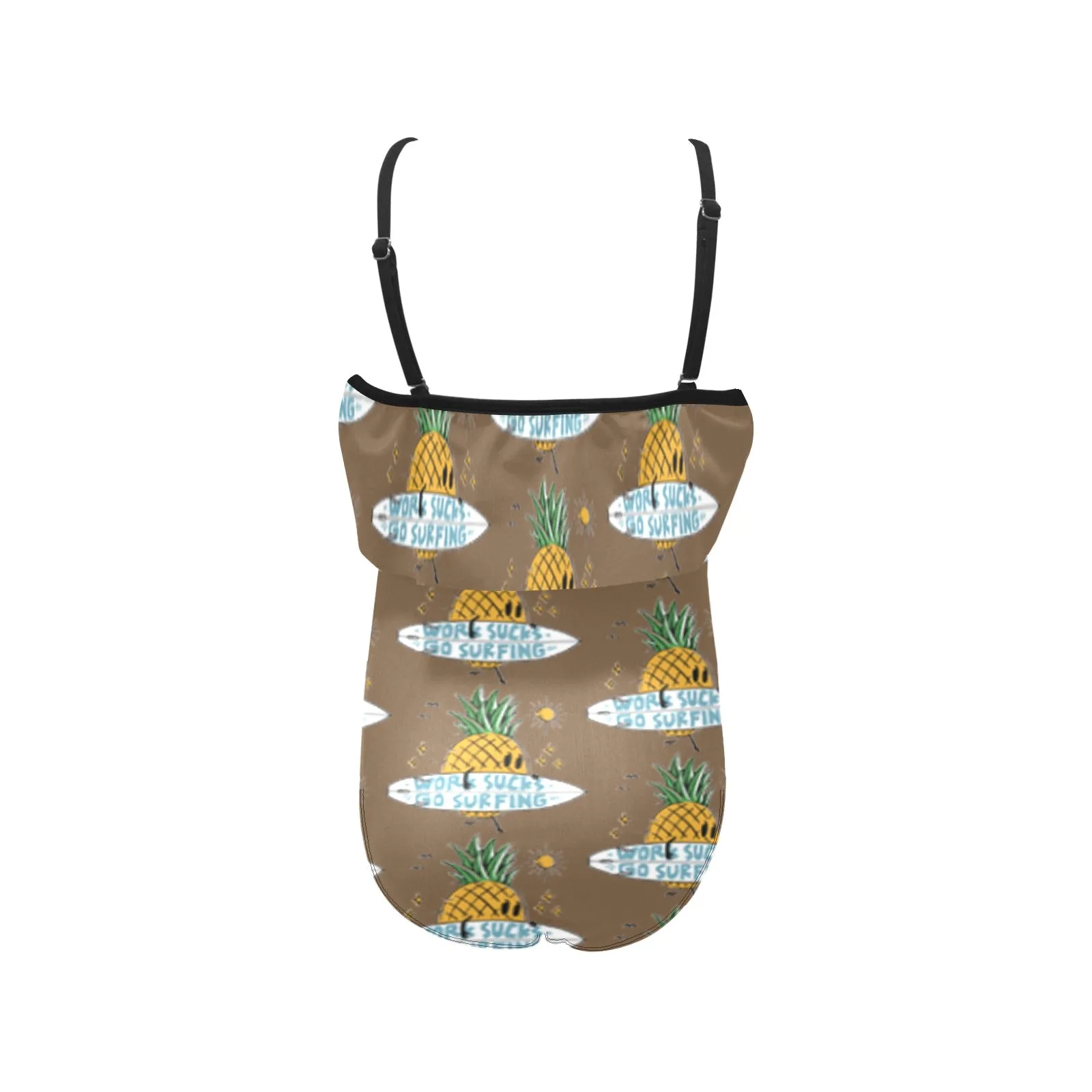 Kids' Spaghetti Strap Ruffle Swimsuit