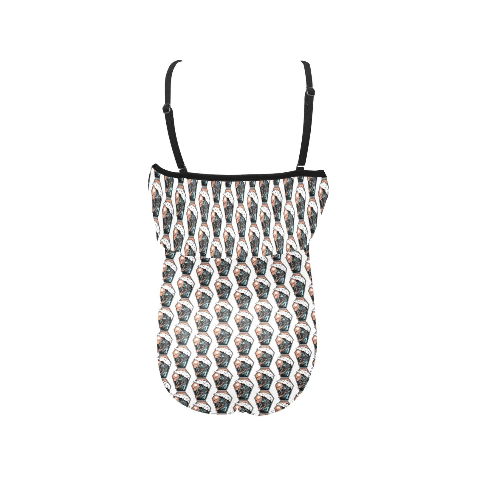 Kids' Spaghetti Strap Ruffle Swimsuit