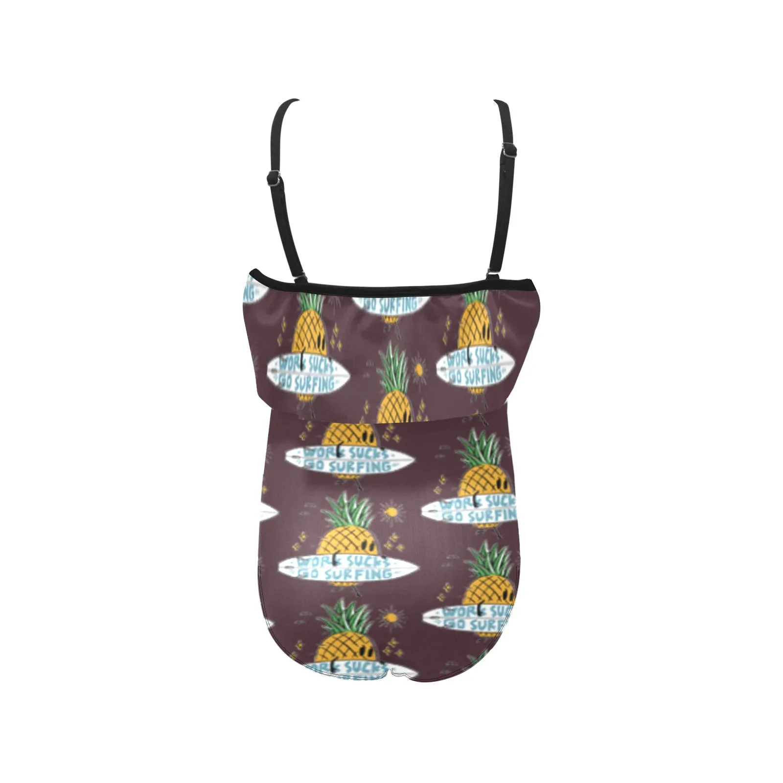 Kids' Spaghetti Strap Ruffle Swimsuit