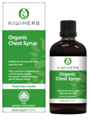 Kiwiherb Organic Chest Syrup 200ml
