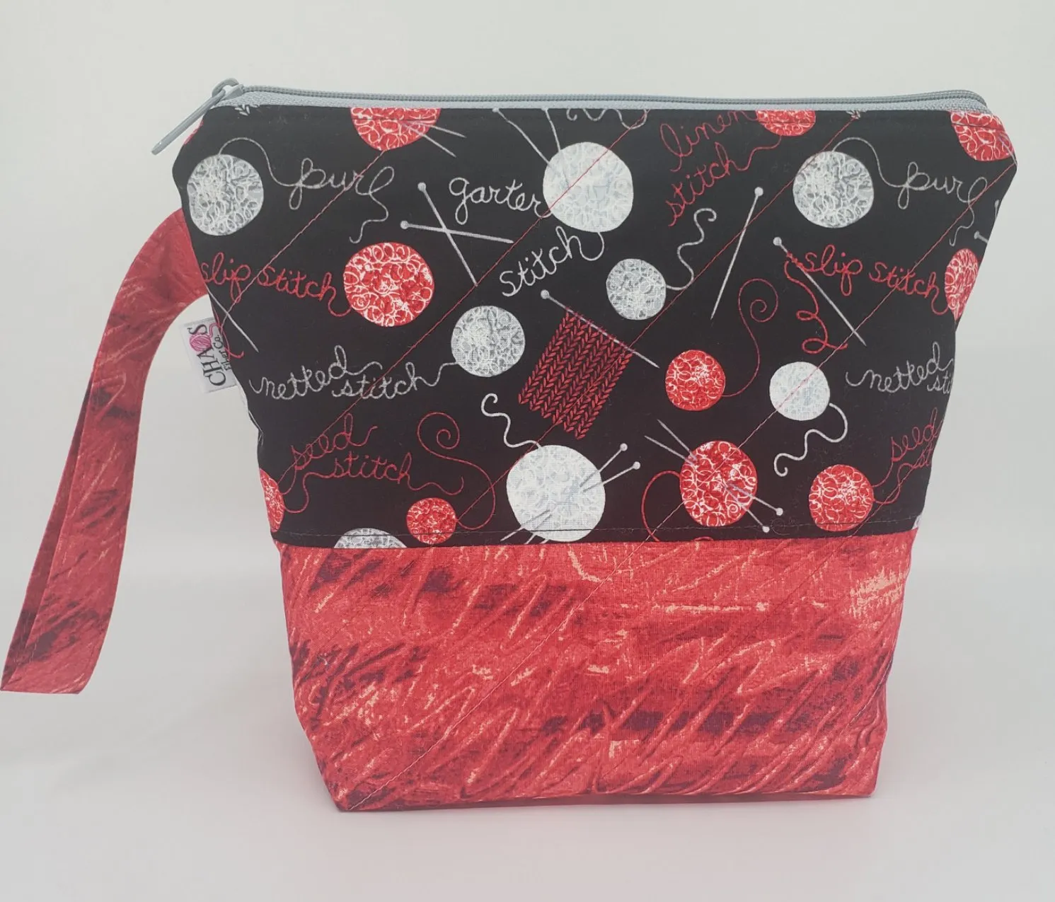 Knit Stitches - Project Bag - Small