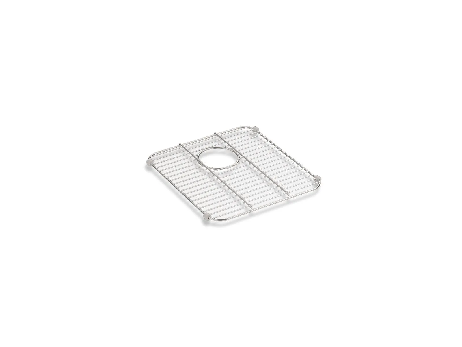 KOHLER K-8339 Iron/Tones Stainless steel sink rack, 14-1/4" x 12-13/16" for Iron/Tones Smart Divide kitchen sink
