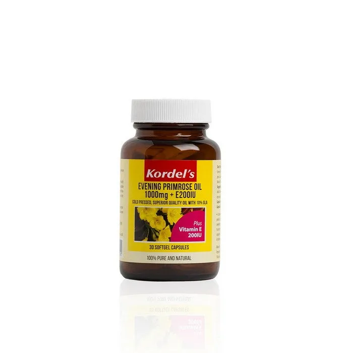 Kordel’s Evening Primrose Oil 1000 mg   E200 IU C30