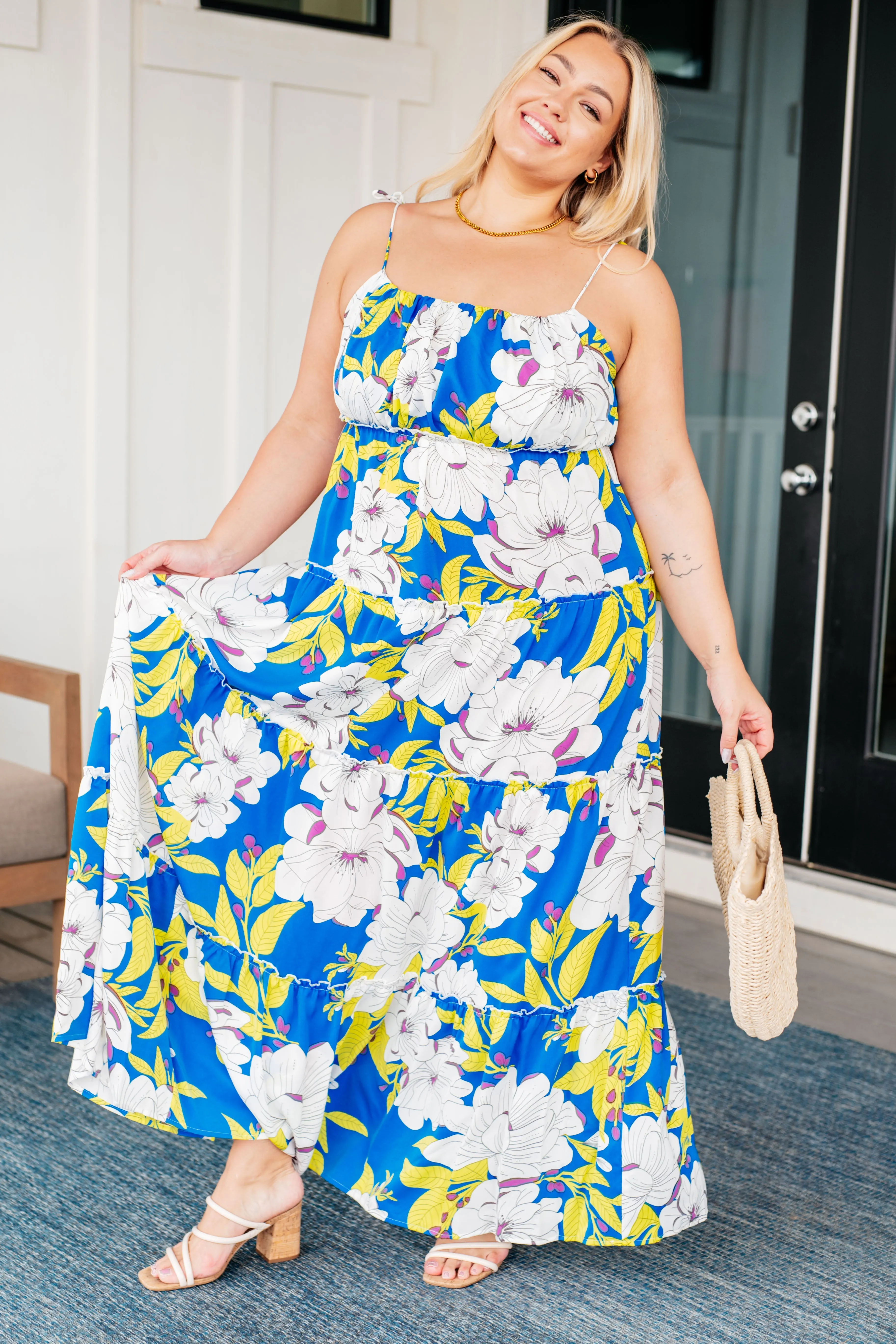 Kori America Permanent Holiday Tiered Dress