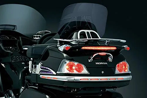 Kuryakyn 3215 Motorcycle Lighting Accent Accessory: LED Lighted Trunk Lid Handle for 2001-17 Honda Gold Wing GL1800 Motorcycles, Chrome