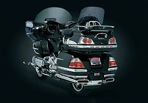 Kuryakyn 3215 Motorcycle Lighting Accent Accessory: LED Lighted Trunk Lid Handle for 2001-17 Honda Gold Wing GL1800 Motorcycles, Chrome