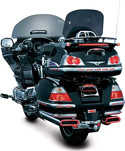 Kuryakyn 3215 Motorcycle Lighting Accent Accessory: LED Lighted Trunk Lid Handle for 2001-17 Honda Gold Wing GL1800 Motorcycles, Chrome