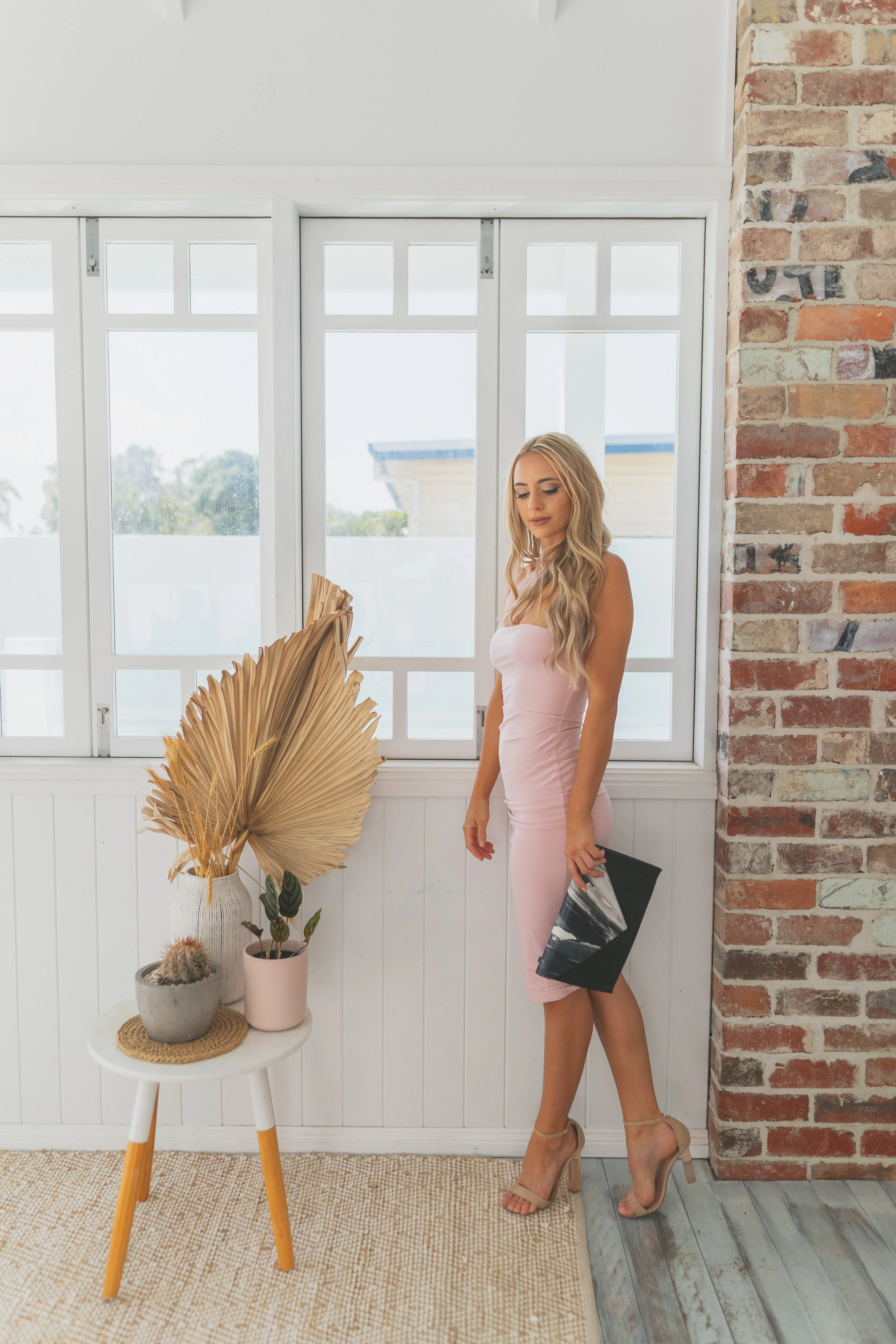 Leather Clutch bag - Mali Rae Black