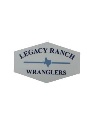 Legacy Ranch Wranglers Hexagon Sticker