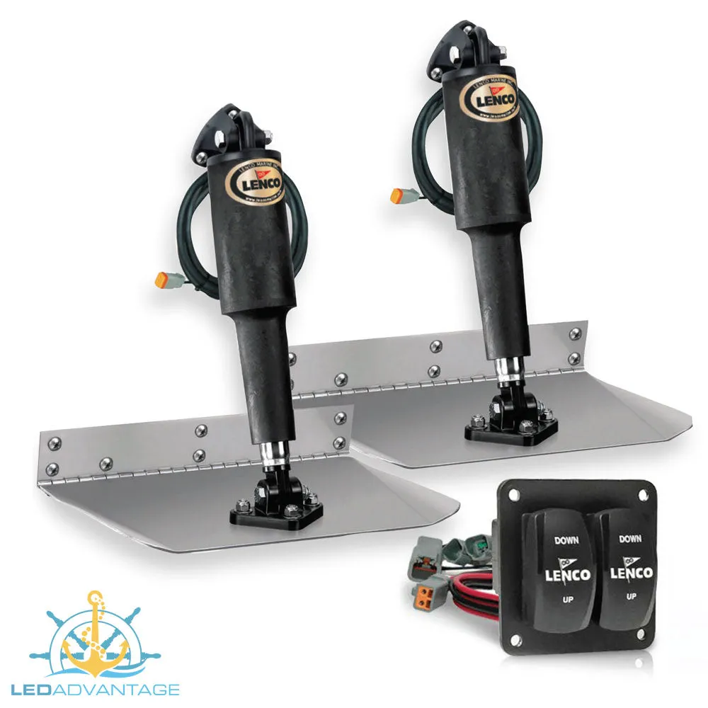 LENCO™ Trim Tab Standard Mount Kits & Double Rocker Switch