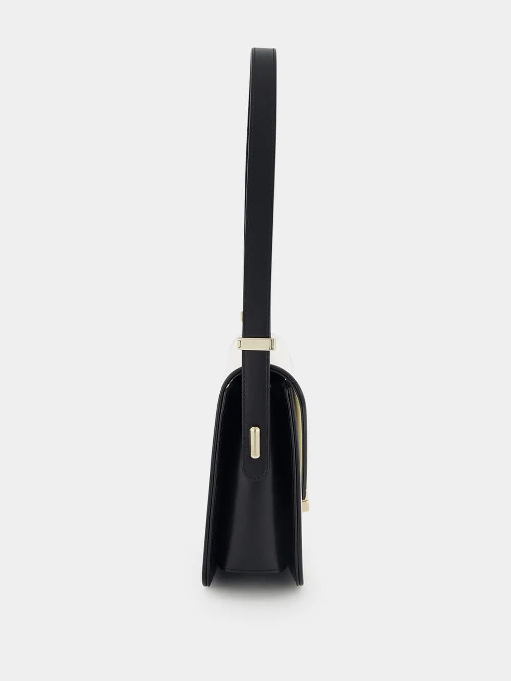 Letter Leather Shoulder Bag