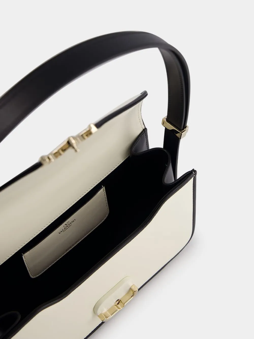 Letter Leather Shoulder Bag