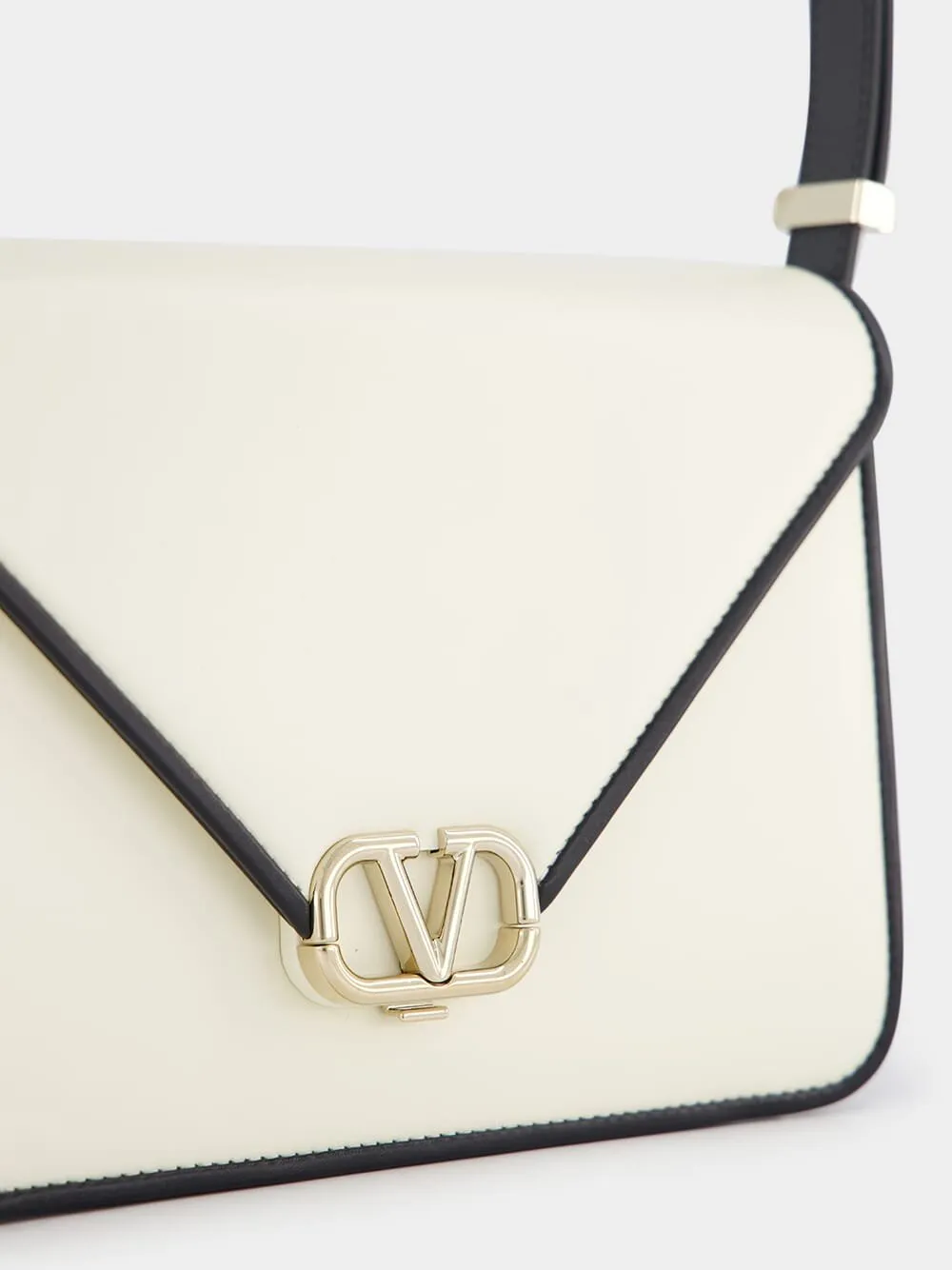 Letter Leather Shoulder Bag