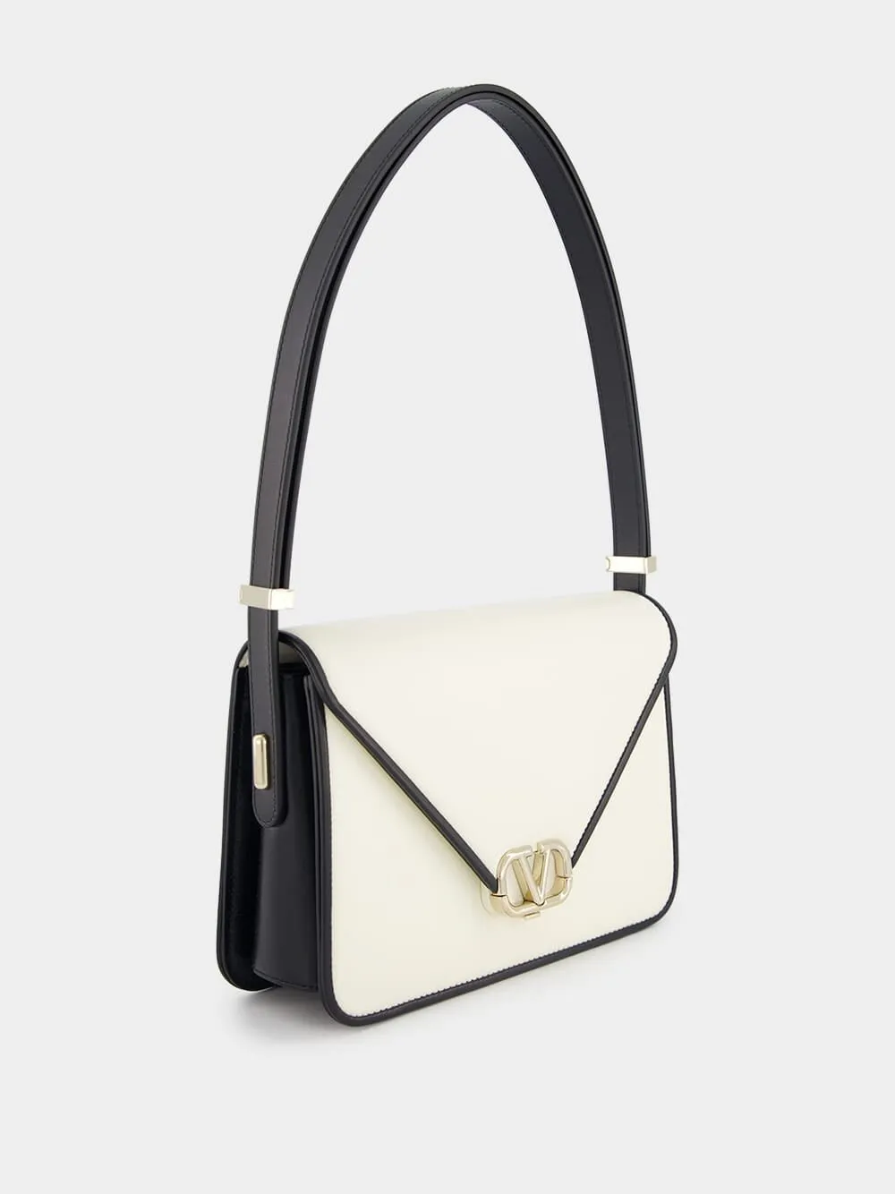 Letter Leather Shoulder Bag