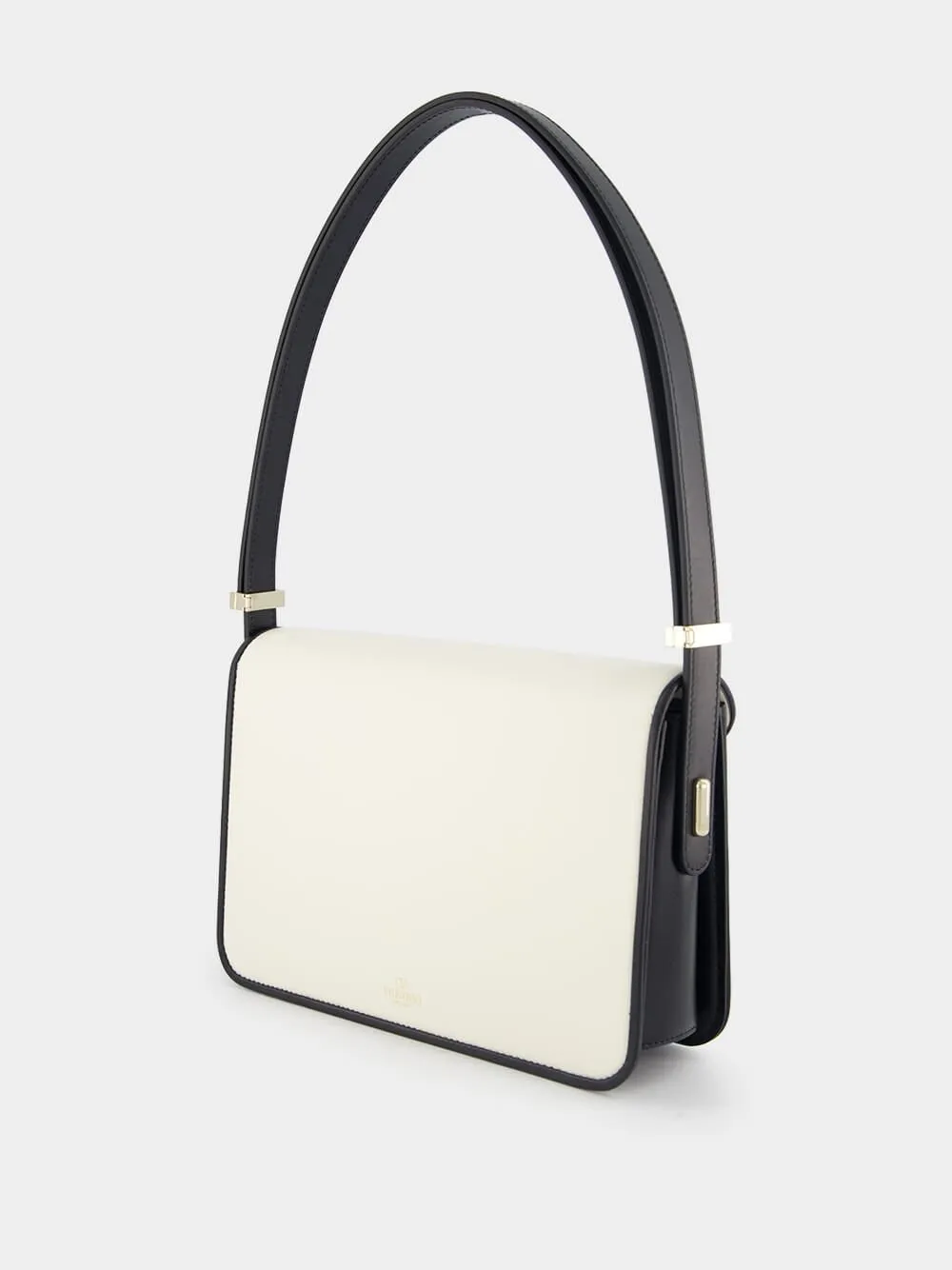 Letter Leather Shoulder Bag