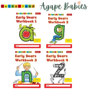 Letterland Early Years Workbooks 1-4
