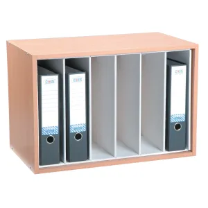 Lever Arch Beech Desktop Unit