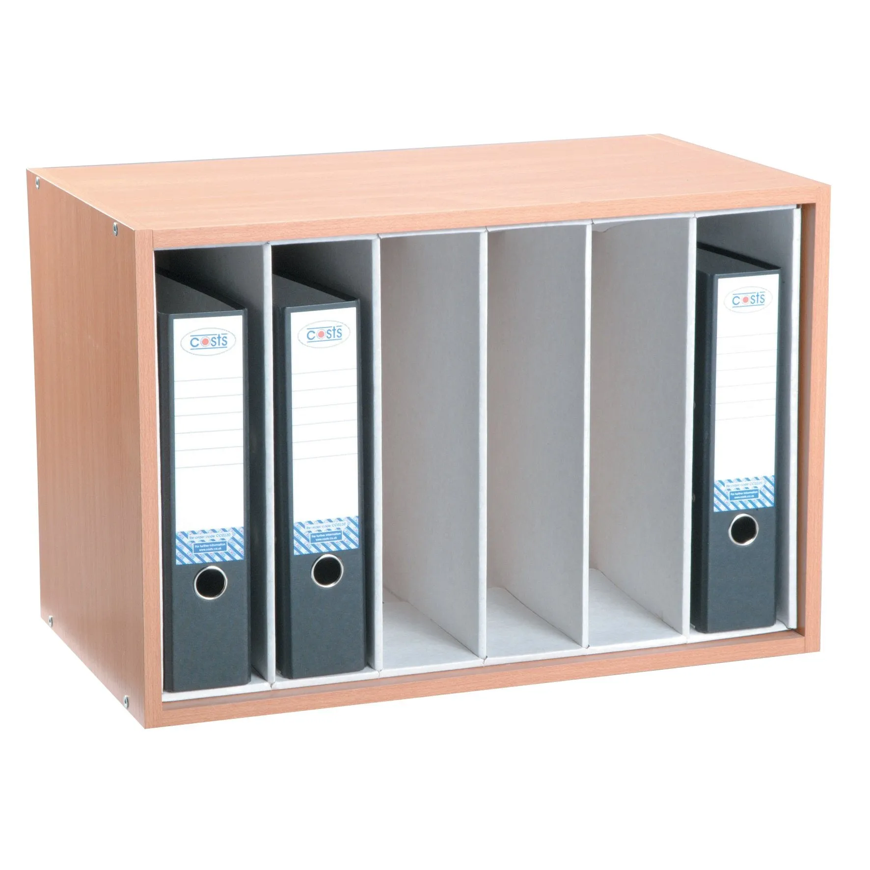 Lever Arch Beech Desktop Unit