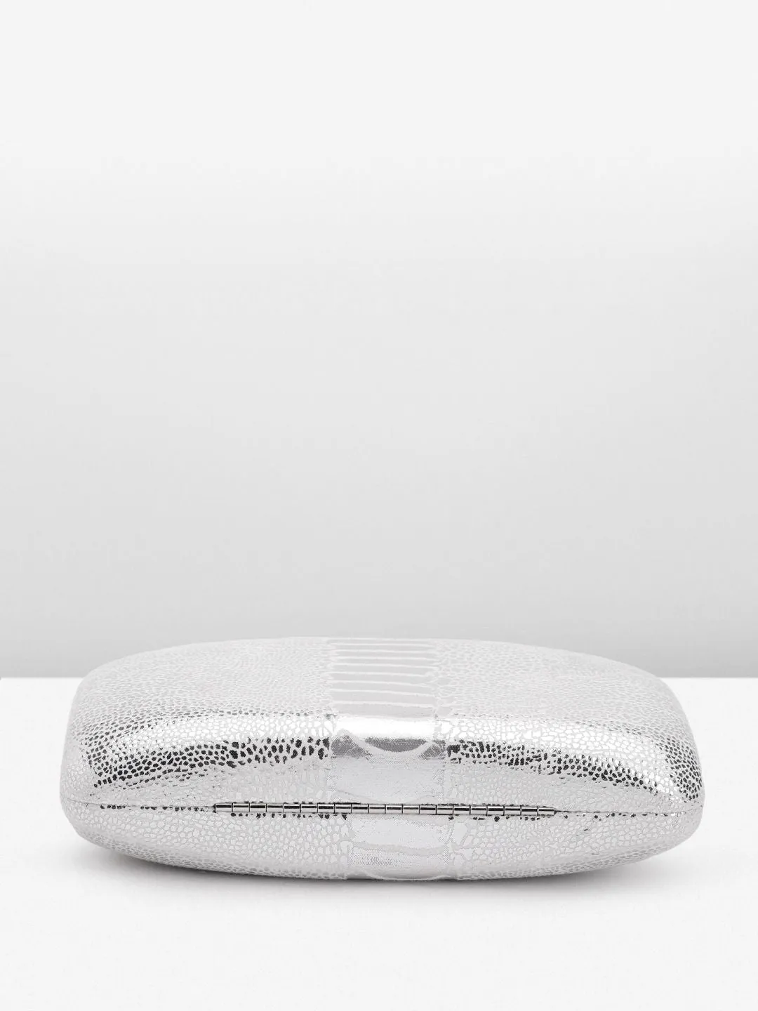 Lino Perros Snake Skin Textured Box Clutch