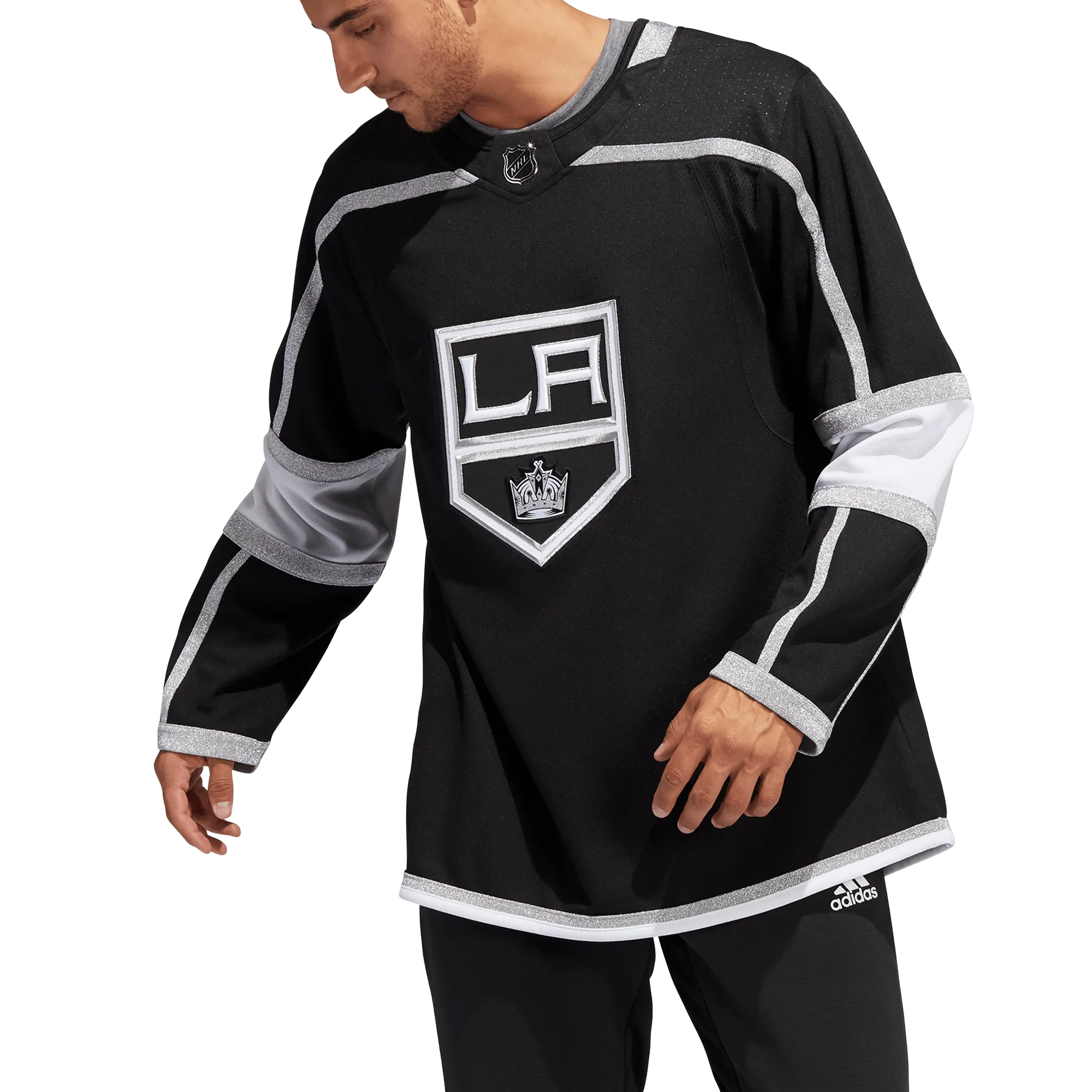 Los Angeles Kings Home Adidas PrimeGreen Senior Jersey