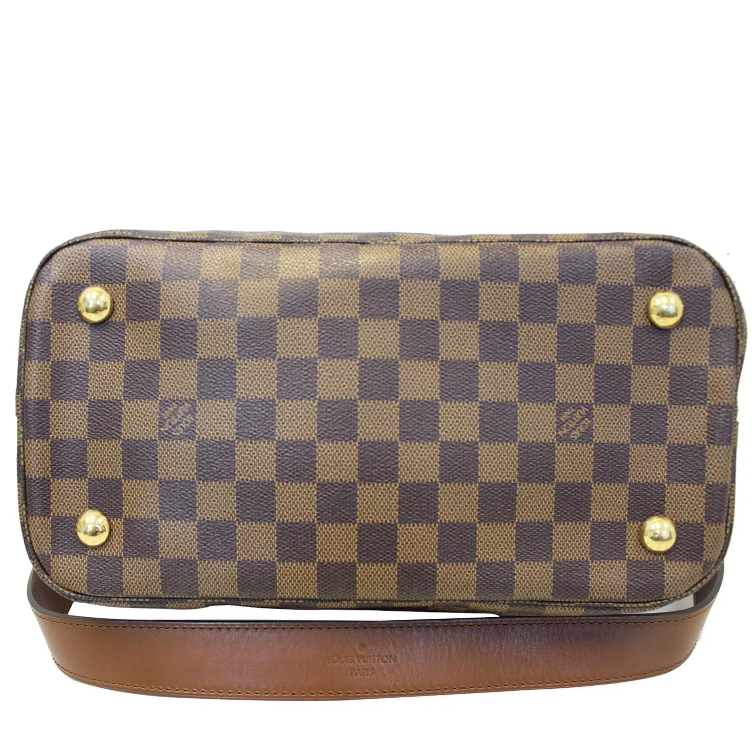 LOUIS VUITTON Belmont Damier Ebene Shoulder Handbag