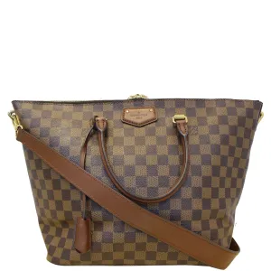 LOUIS VUITTON Belmont Damier Ebene Shoulder Handbag