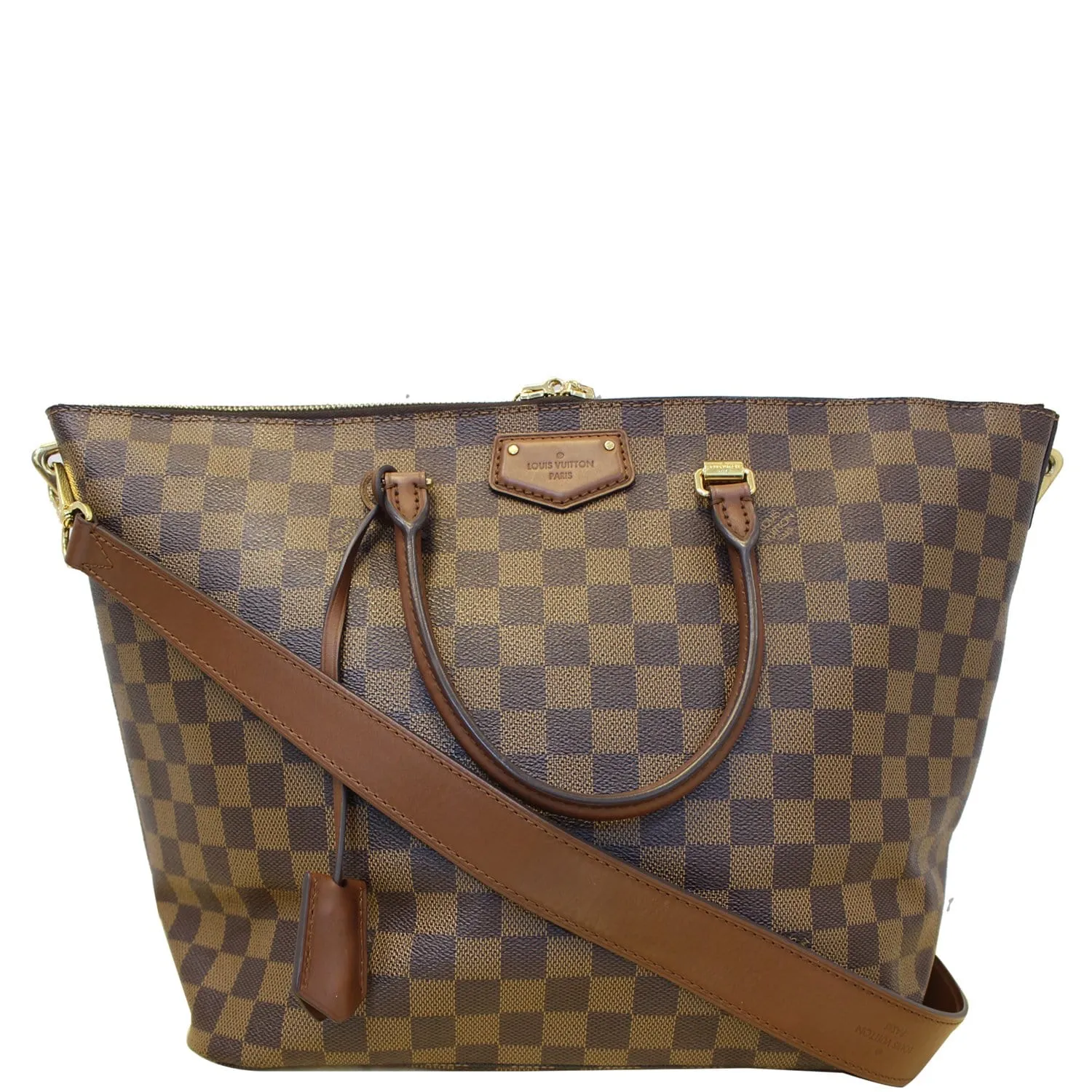 LOUIS VUITTON Belmont Damier Ebene Shoulder Handbag